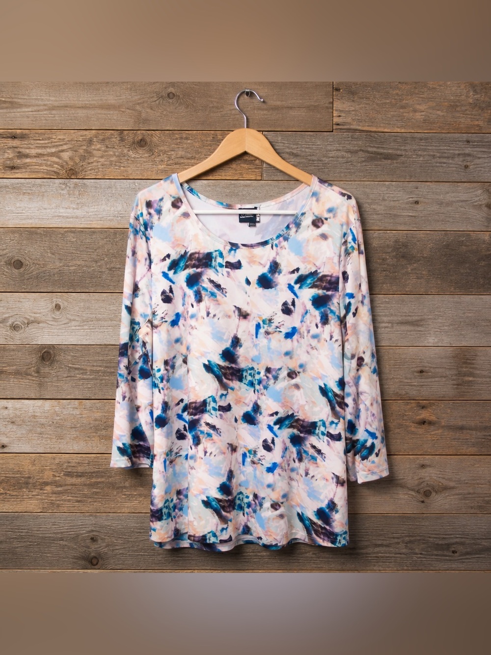 Vandana XXL Modern Print Midi T Shirt Polyester Lycra Look Dress